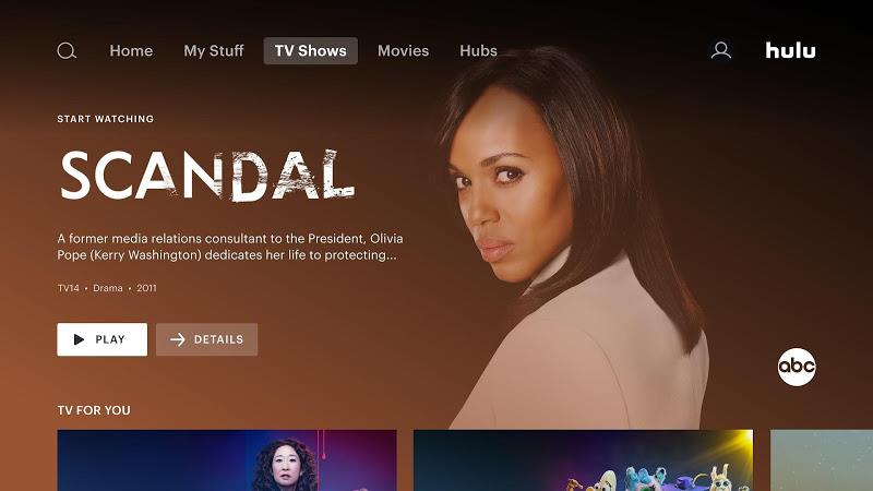 Hulu for Android TV স্ক্রিনশট 3