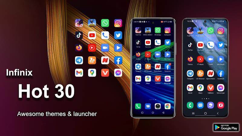 Infinix Hot 30 Launcher:Themes ภาพหน้าจอ 0