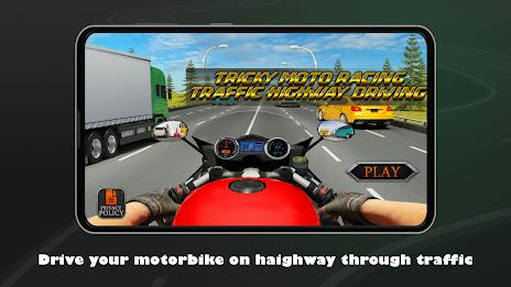 Tricky Moto Highway Driving Ảnh chụp màn hình 0