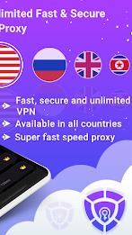 SuperFast VPN : Fast VPN Proxy Captura de tela 2