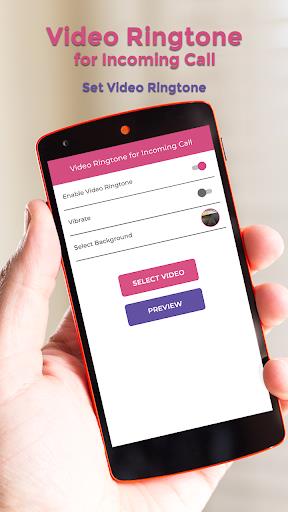 Video Ringtone for Incoming Call Ảnh chụp màn hình 0