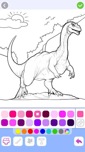 Dino Coloring ဖန်သားပြင်ဓာတ်ပုံ 3