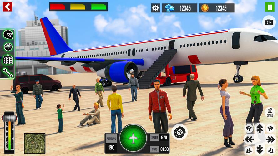 Jogos de Piloto de Simulador Captura de tela 1