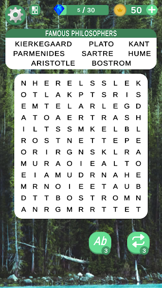 Word Search - Puzzle Game Mod 螢幕截圖 1