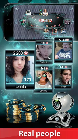 GC Poker 2: WebCamera-tables,应用截图第1张