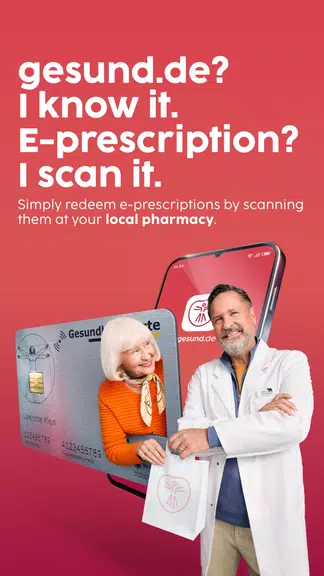 gesund.de - E-Prescription App 螢幕截圖 0