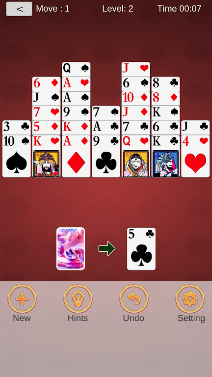 Crown Solitaire : 300 levels 스크린샷 1