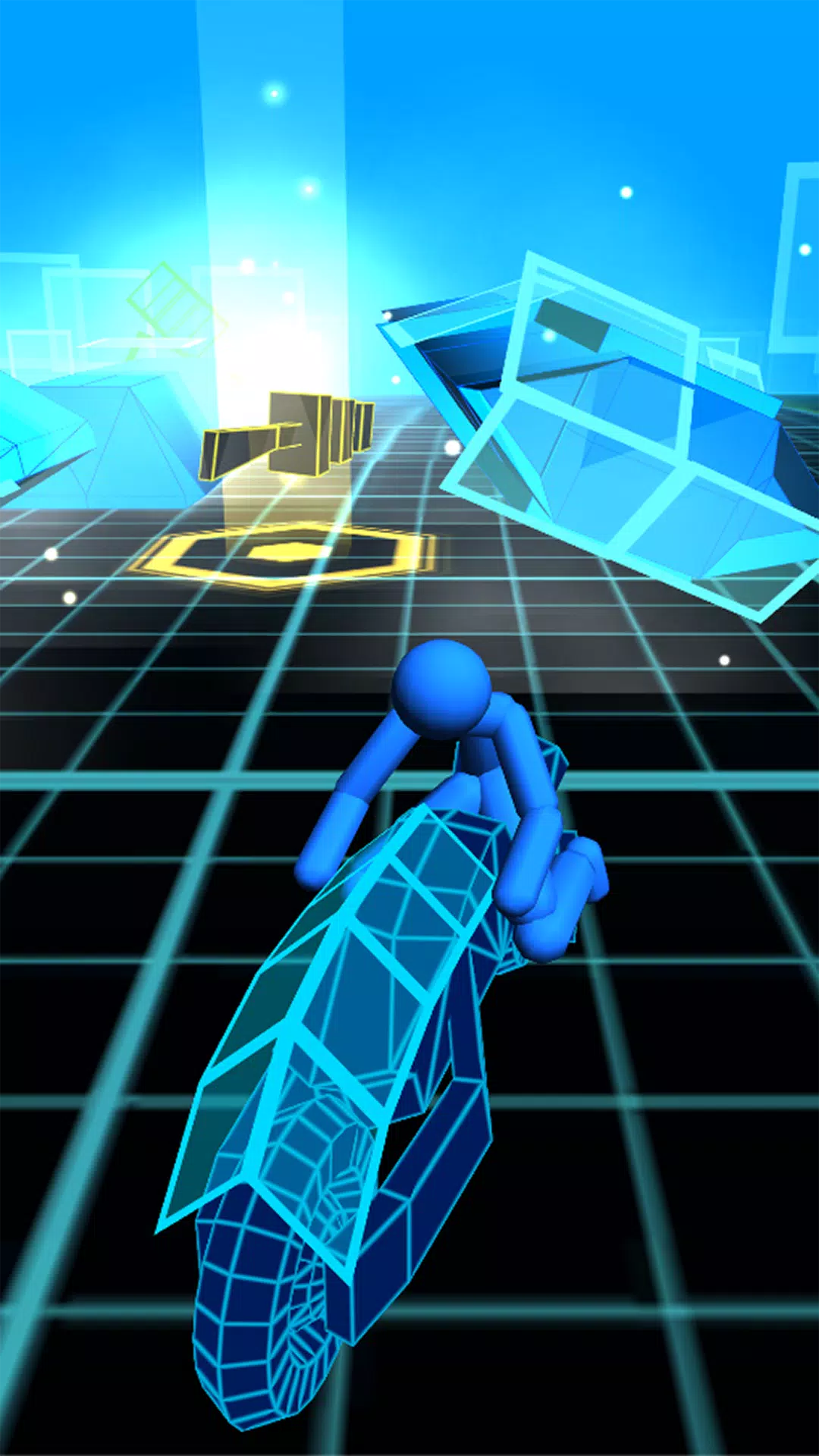 Stickman Neon Motorcycle Race Screenshot 3