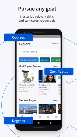 Coursera: Learn career skills Ảnh chụp màn hình 2