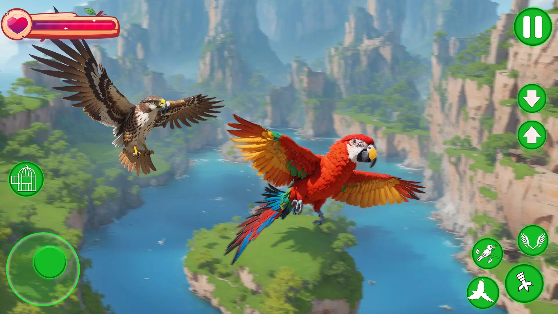 Parrot Bird Simulator Game Ekran Görüntüsü 3