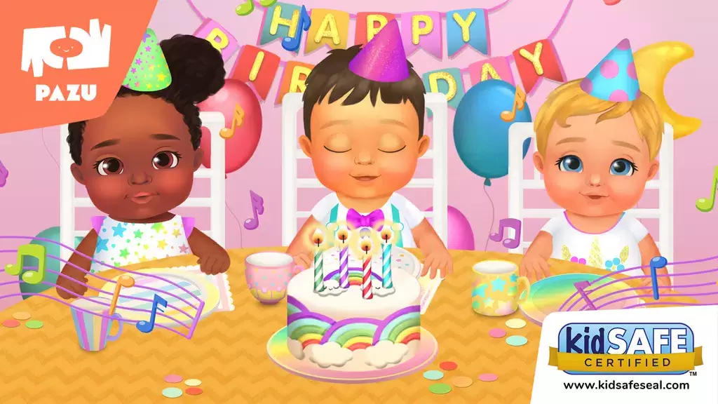 Baby Birthday Maker Game ภาพหน้าจอ 0