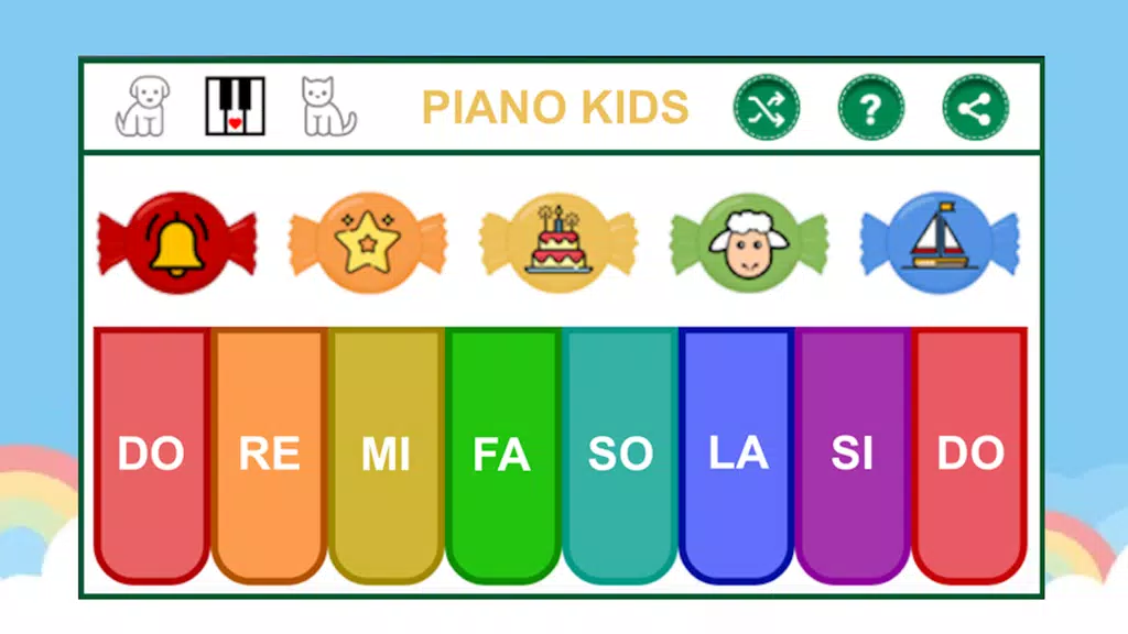 Schermata Piano Kids: Animals Music Song 0