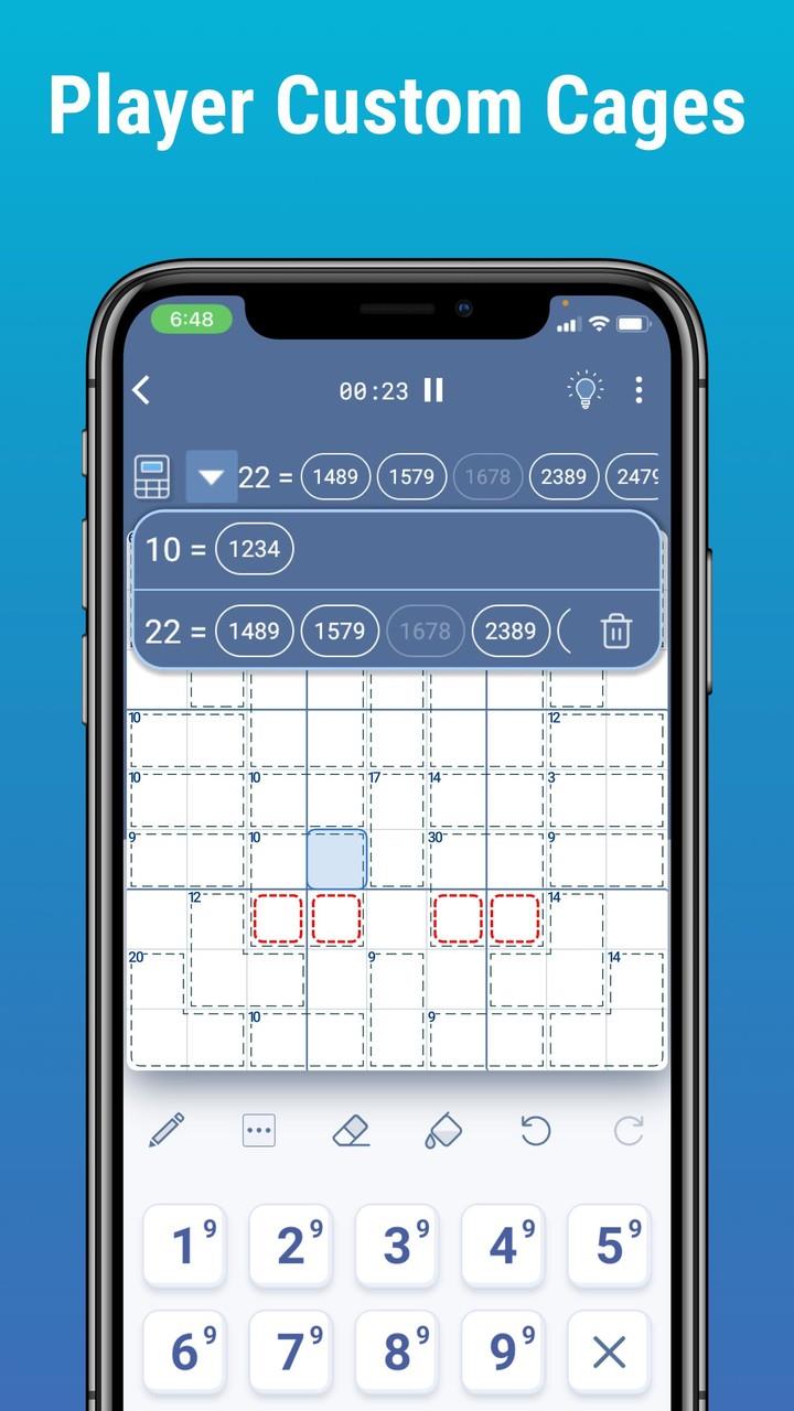 Killer Sudoku by Logic Wiz Ảnh chụp màn hình 3