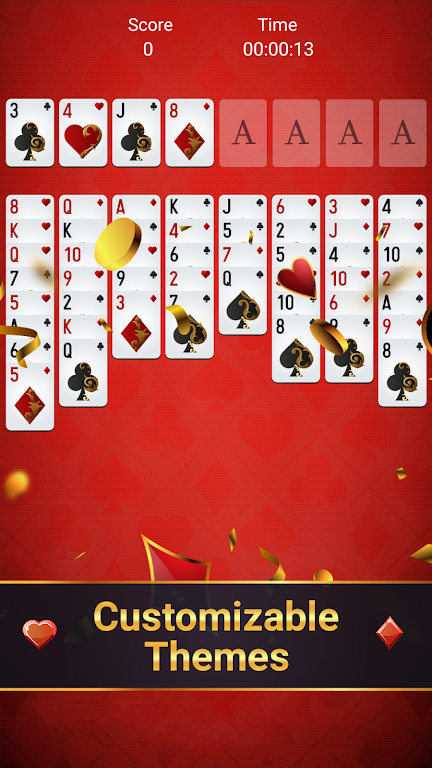Free spider solitaire - classic solitaire 螢幕截圖 3