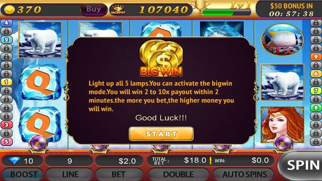 Slots Arctic:Free Slot Machine 螢幕截圖 3