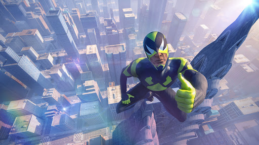 Rope Frog Ninja Hero Car Vegas スクリーンショット 0