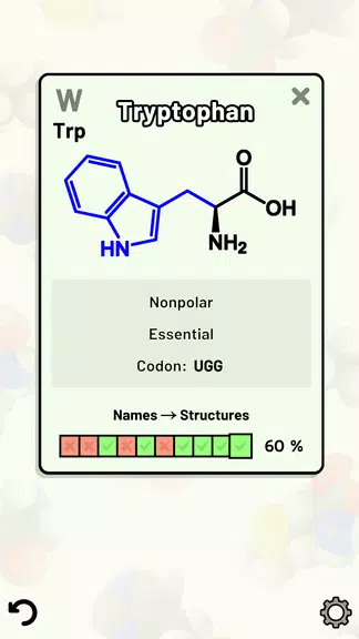 Amino Acid Quiz 螢幕截圖 3