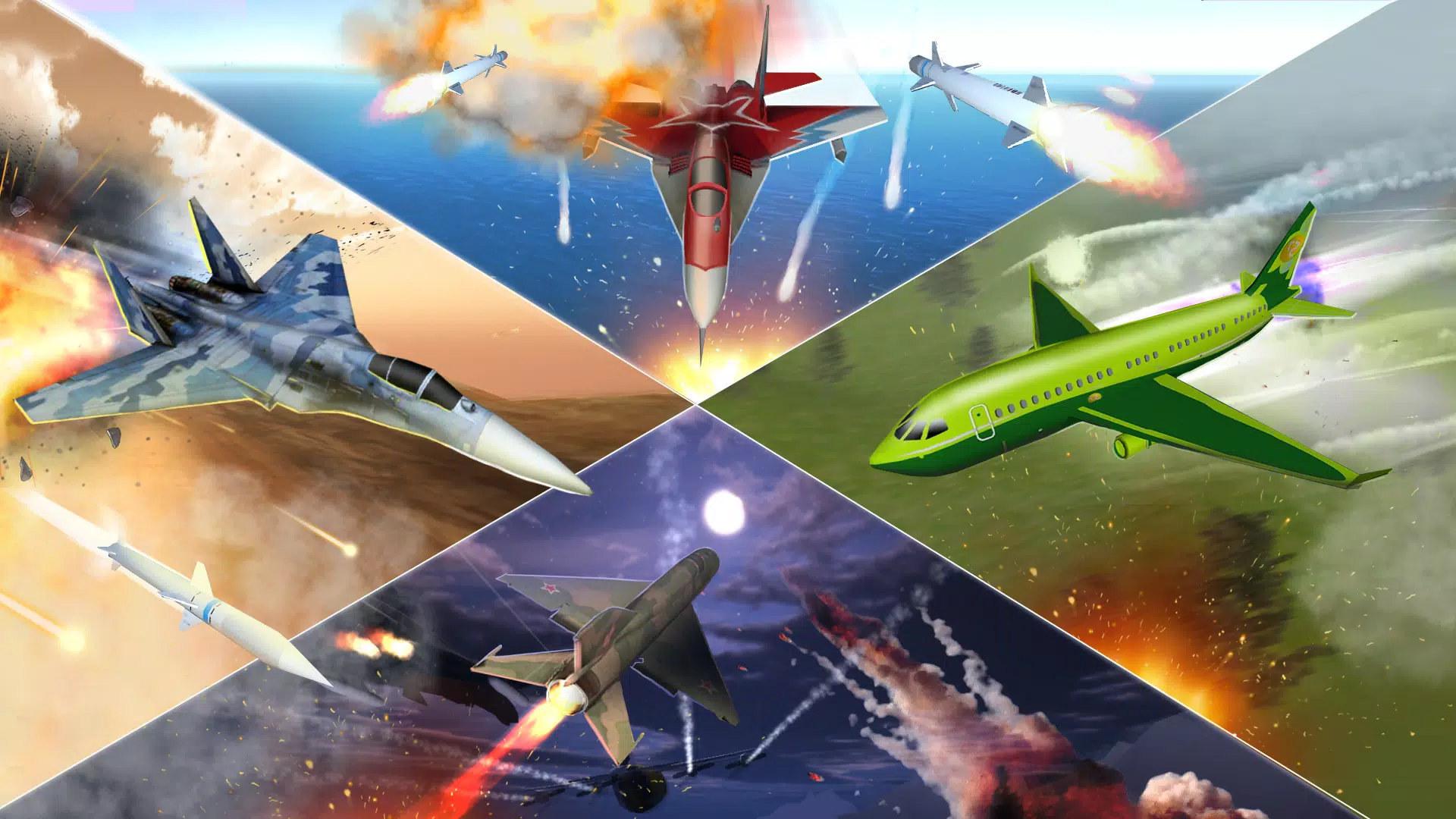Jet Fighter Airplane Racing 螢幕截圖 3