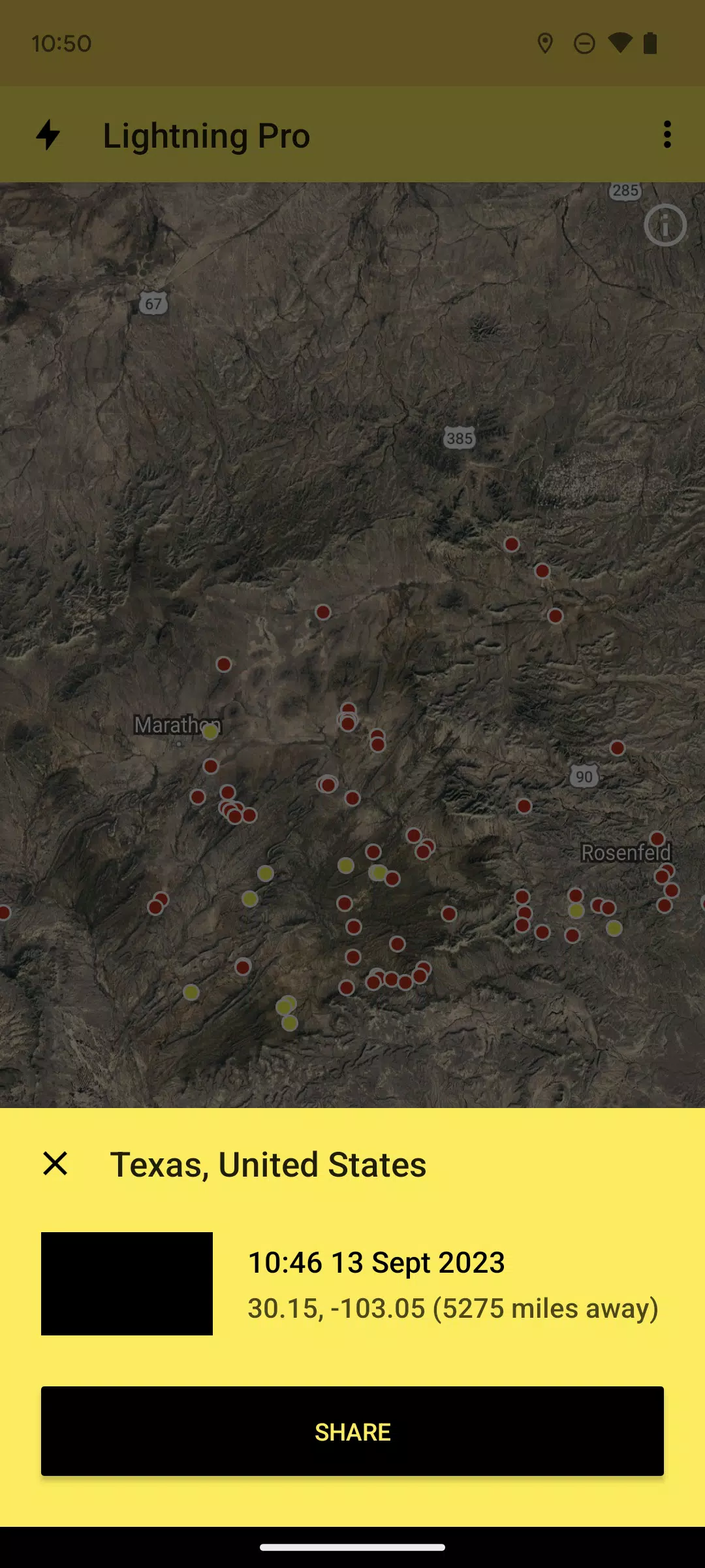 My Lightning Tracker 螢幕截圖 0