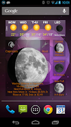 Moon Phase Widget Captura de tela 2