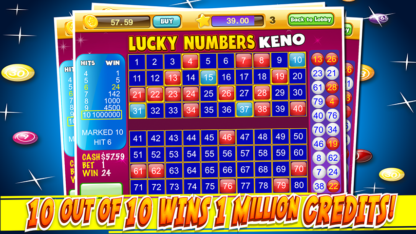 Las Vegas Keno Numbers Free 螢幕截圖 0