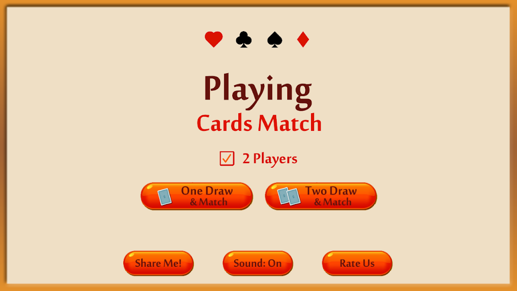 Playing Cards Matching Game - Memory booster game Tangkapan skrin 0