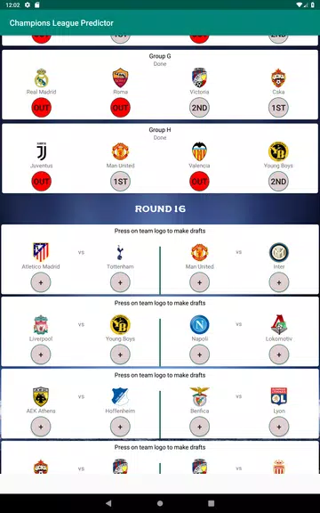 Champions Football Predictor 螢幕截圖 3