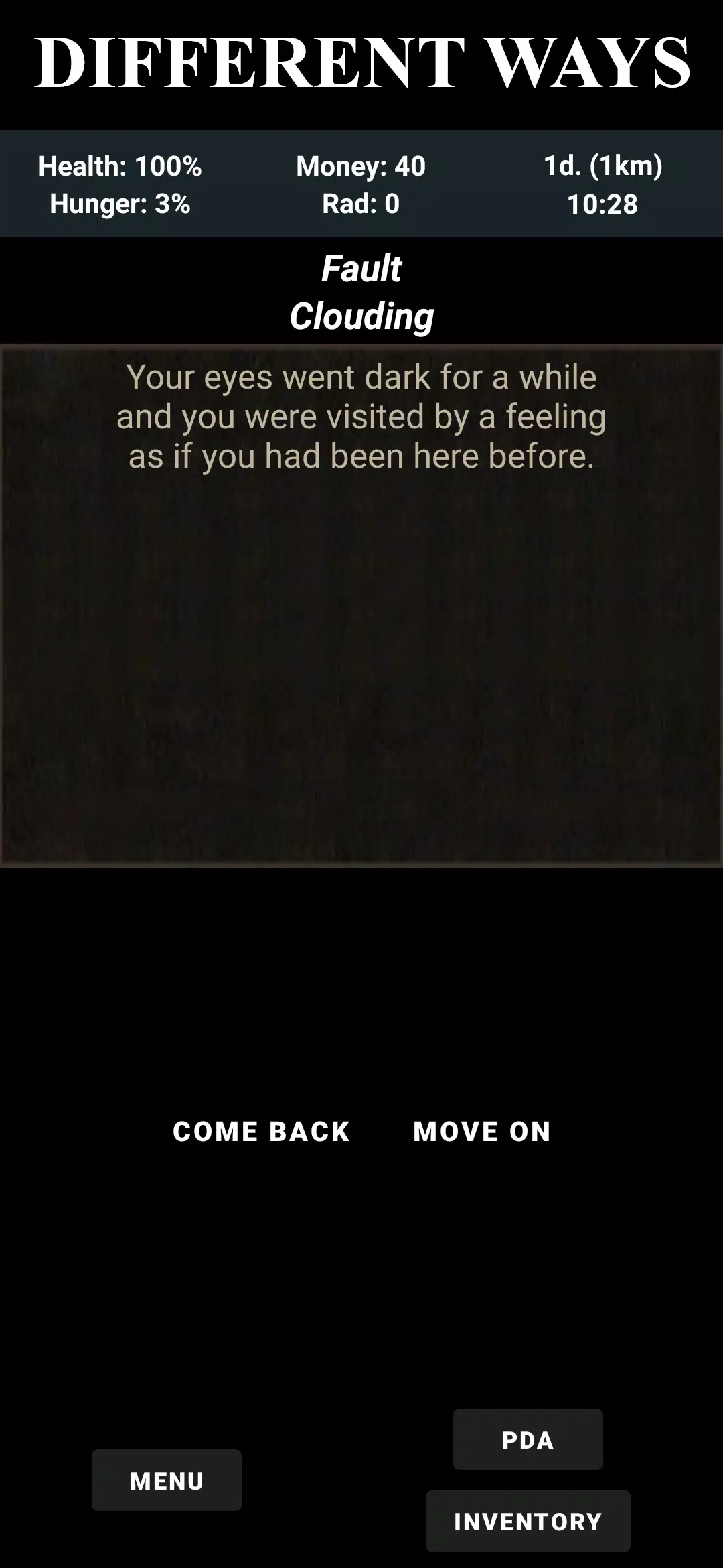 Fault Zone: Text Quest RPG Survival ภาพหน้าจอ 2