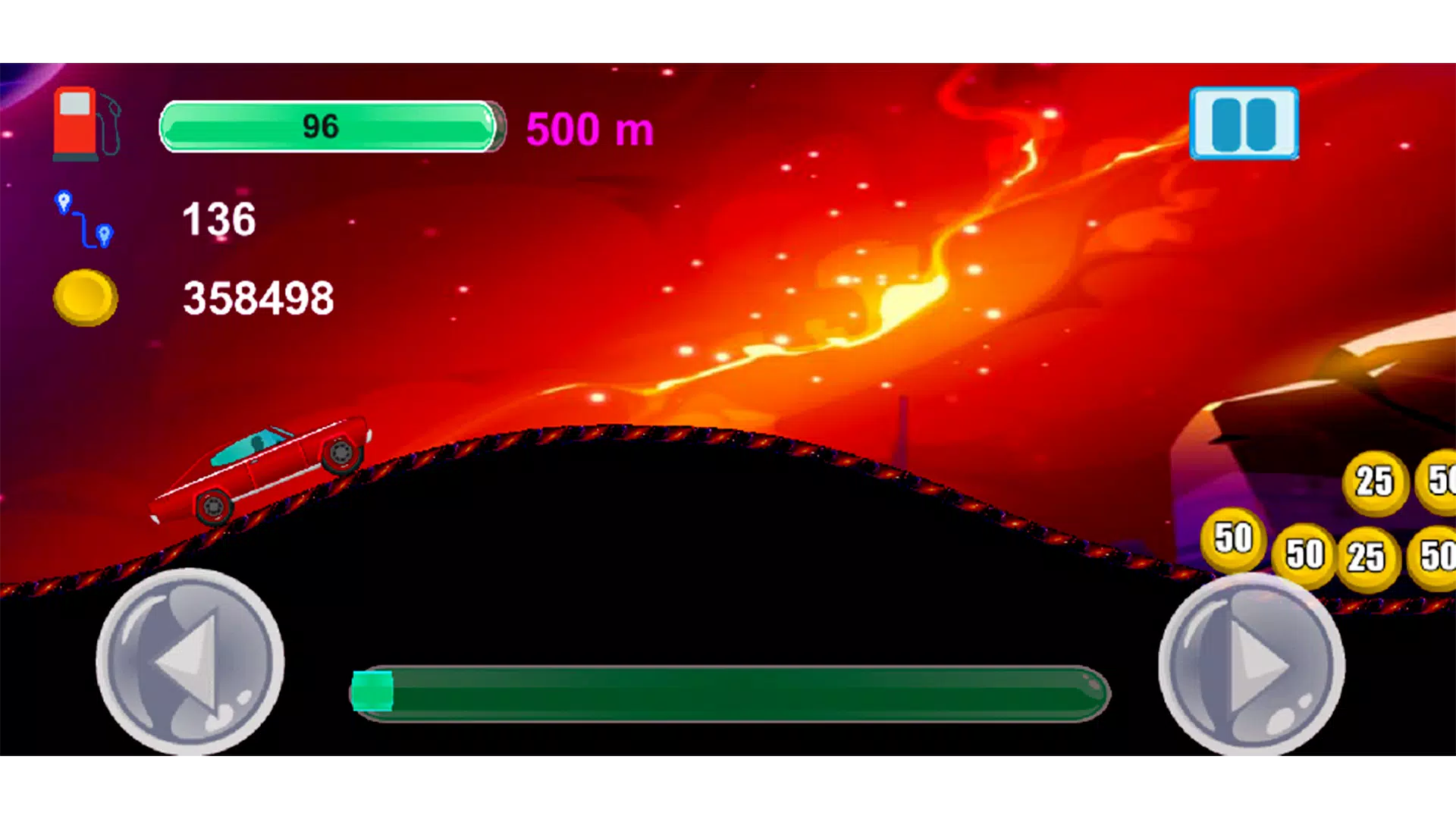 Hill Climb Car Race Adventure Captura de pantalla 3
