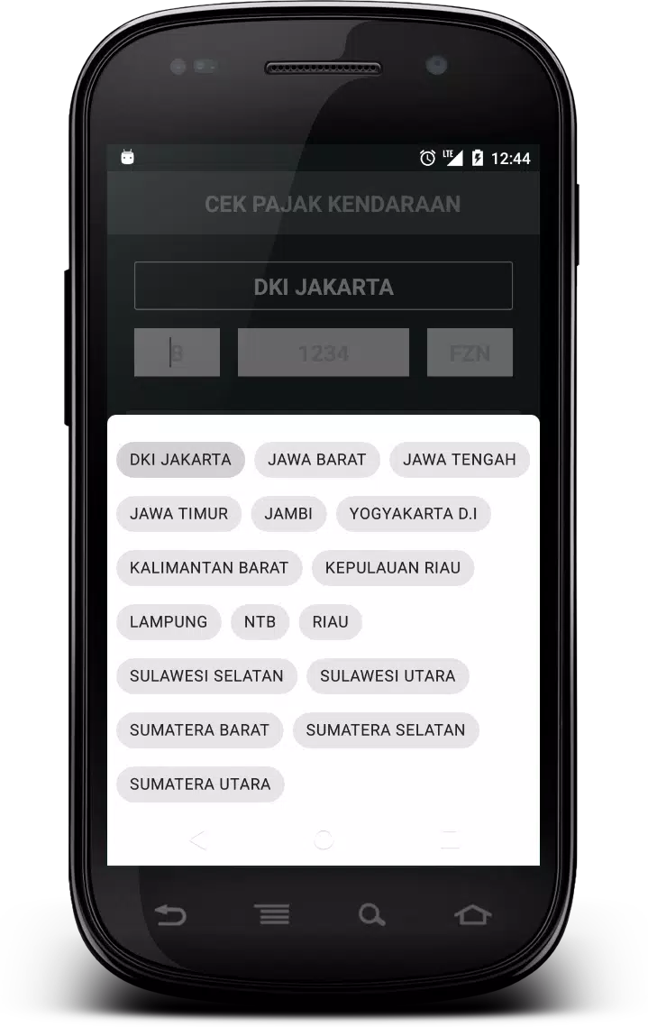 Cek Pajak Kendaraan Captura de tela 0