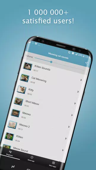 Meowing Cat Sounds Ringtones Captura de tela 0
