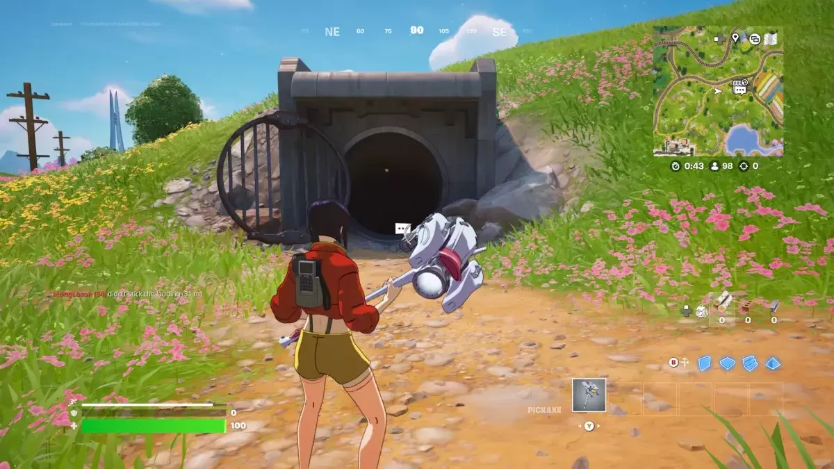 Fortnite'de Midas'ın nasıl bulunacağına dair bir makalenin bir parçası olarak karaborsa girişi.