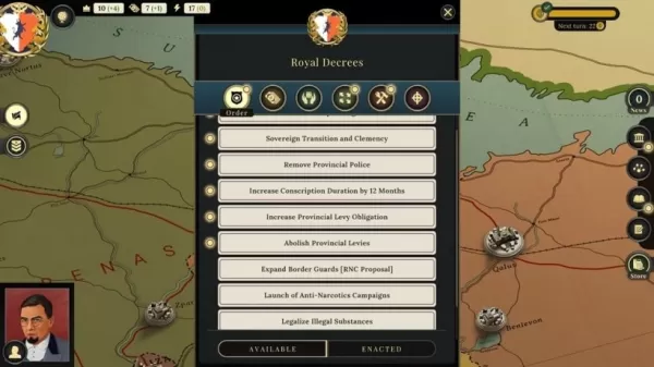 System Decrees Sunerain Royal Decrees