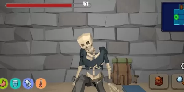 Escape Deep Dungeon: Tránh chết đói trong Dungeon Hiker