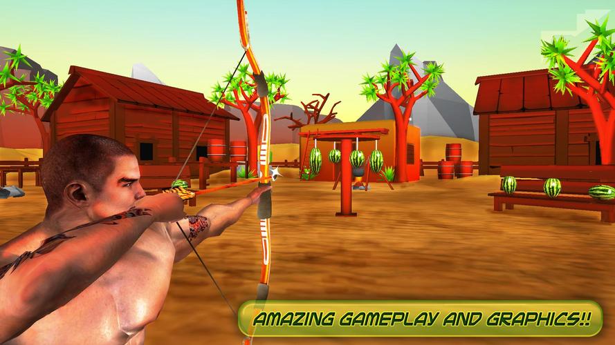 Watermelon Shooting : Archery Ekran Görüntüsü 0