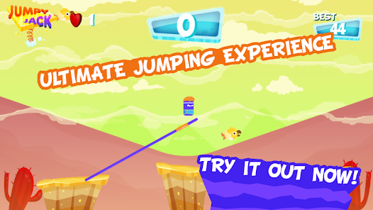 Jumpy Jack - Mighty Hero Mod 螢幕截圖 0