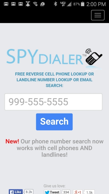 Spy Dialer Ảnh chụp màn hình 0