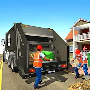 Real Garbage Truck Simulator 螢幕截圖 1