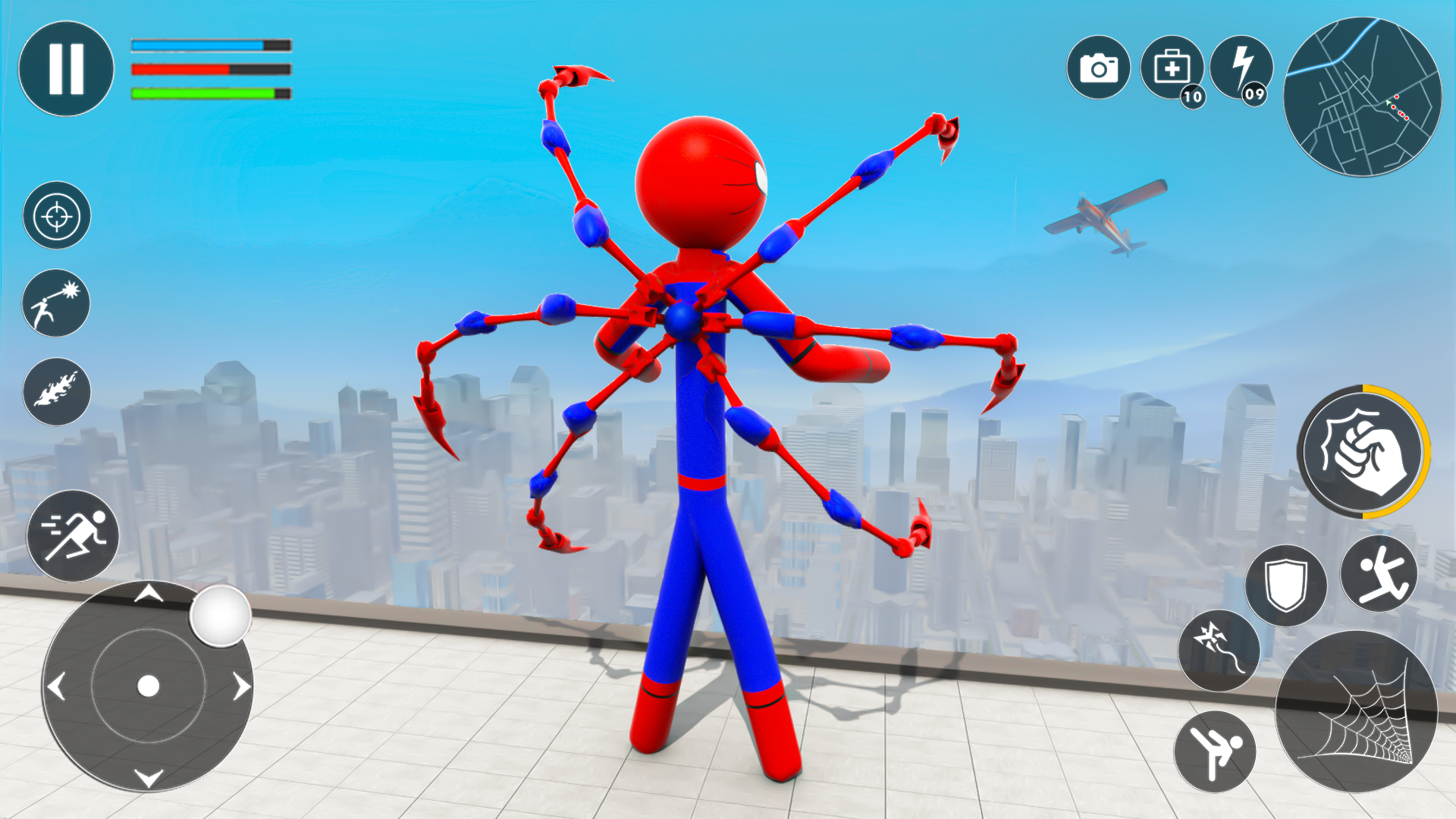 Spider Hero Man Game-Superhero Schermafbeelding 0