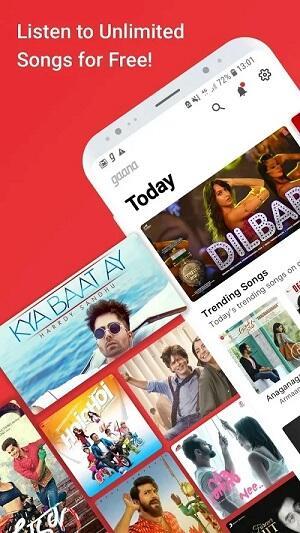 Gaana: MP3 Songs, Music App Captura de tela 3