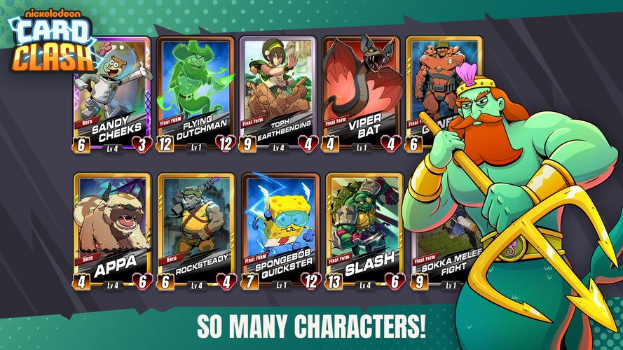 Nickelodeon Card Clash Ảnh chụp màn hình 1