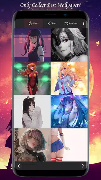 Sexy Anime Girls HD 4K Wallpapers(Manga Comic) Ekran Görüntüsü 0