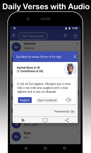 Schermata Yoruba & English Bible - With Full Offline Audio 1