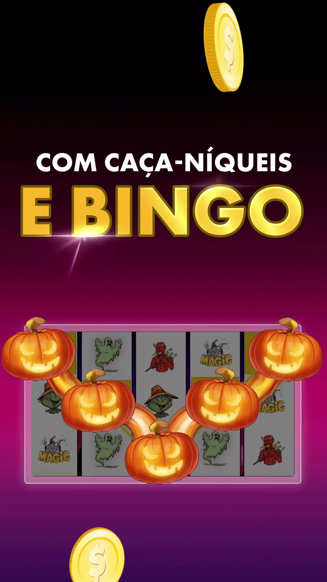 Halloween Caça Niquel e Bingo 螢幕截圖 1