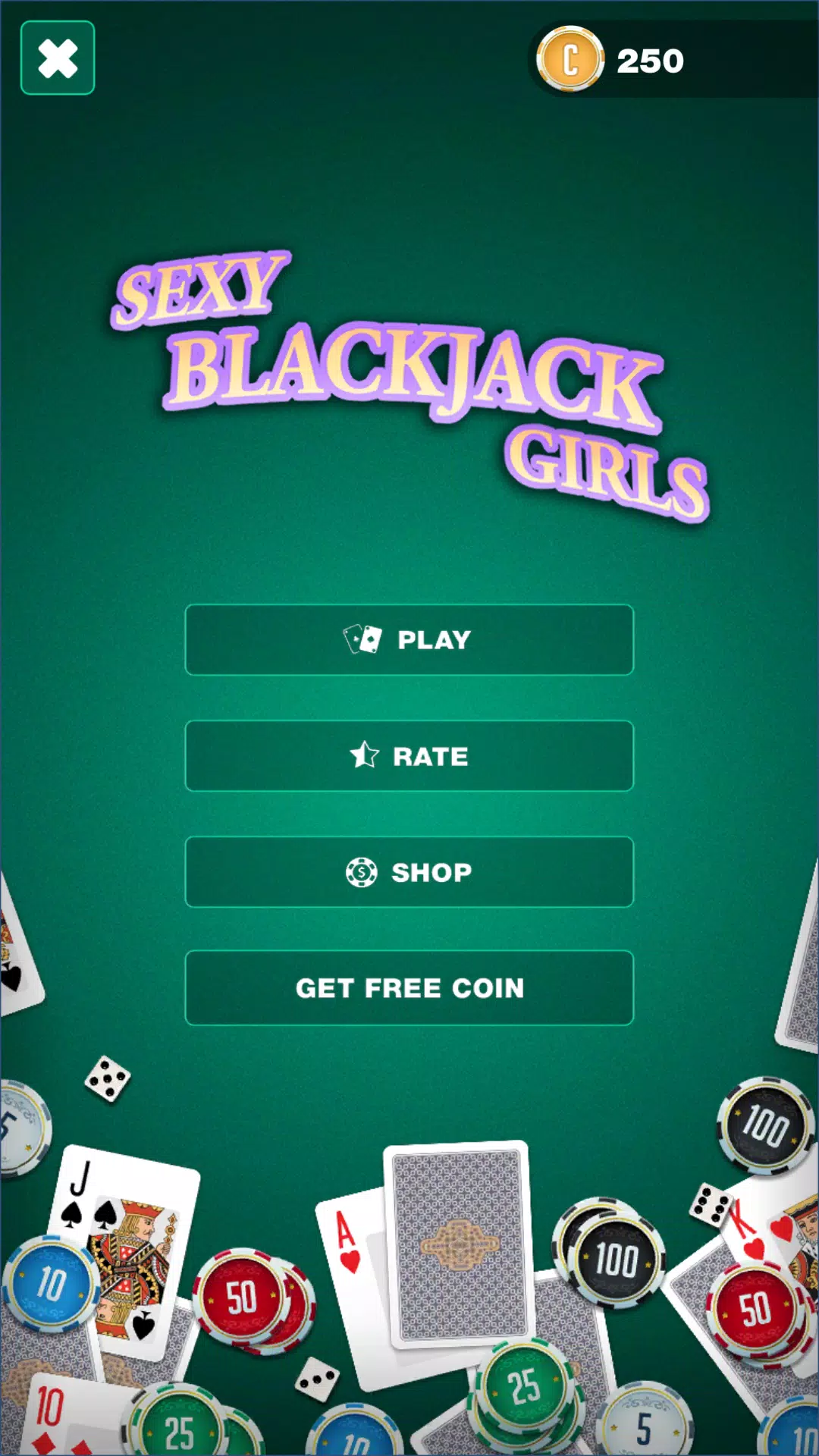 Sexy blackjack girls: make 21 Ekran Görüntüsü 0