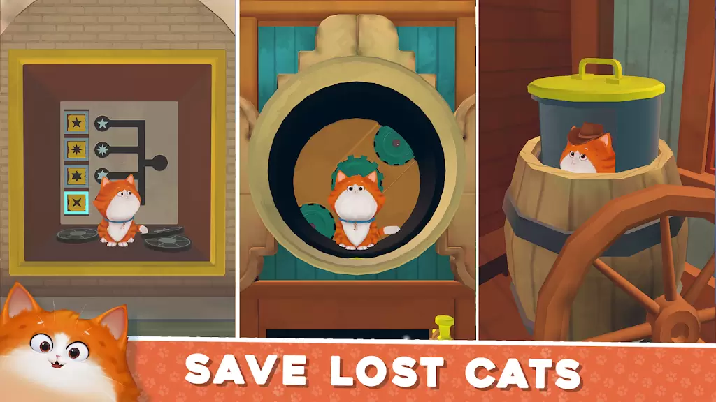 Cats in Time - Relaxing Puzzle 스크린샷 1