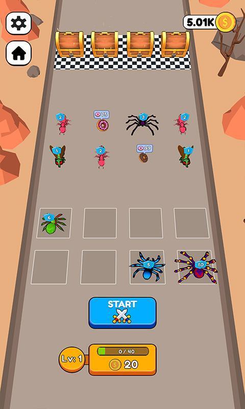 Merge Ants: Underground Battle স্ক্রিনশট 0