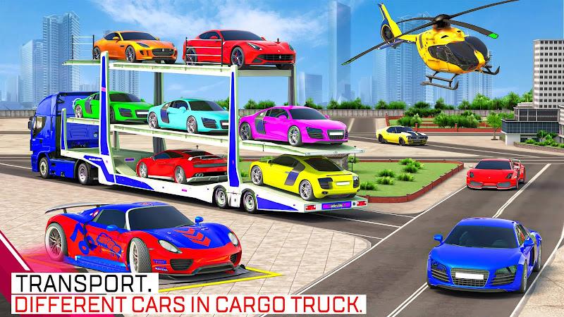 Car Transport Truck Games Tangkapan skrin 2