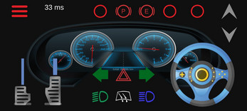 Steering Wheel Emulator(Euro Truck) 螢幕截圖 0