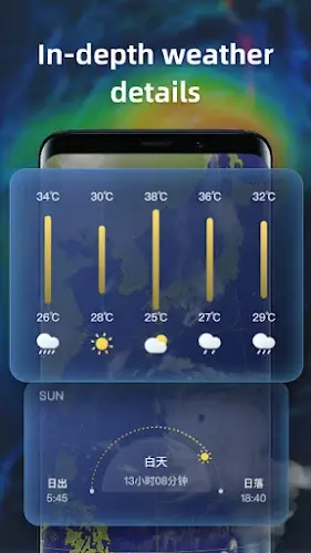 Live Weather: Radar & Forecast ภาพหน้าจอ 1